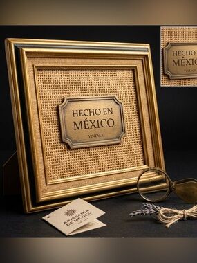 Unique Vintage Decorative Picture Frame Made in Mexico